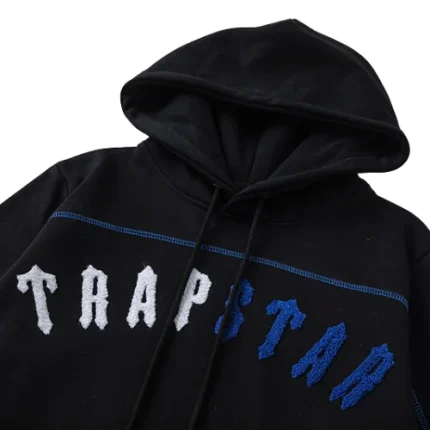 Trapstar Irongate Arch Chenille Tracksuit Black Blue