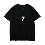 Essentials Black ABC Logo T Shirt