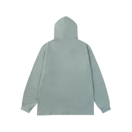 Essentials Cotton-Blend Jersey Bean Green Hoodie1