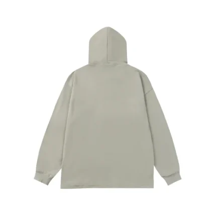 Essentials Cotton-Blend Jersey Grey Hoodie1