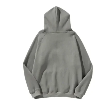 Essentials Embossed Relief Grey Hoodie1