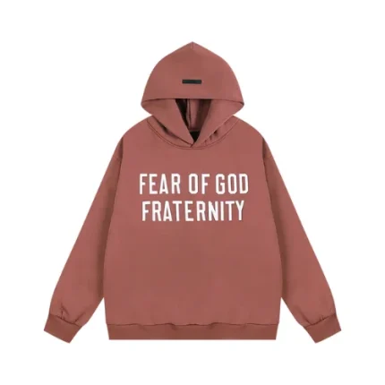 Essentials FOG Fraternity Hoodie Crimson