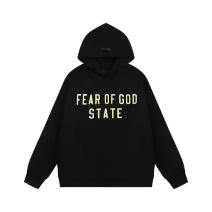 Essentials FOG State Black Hoodie