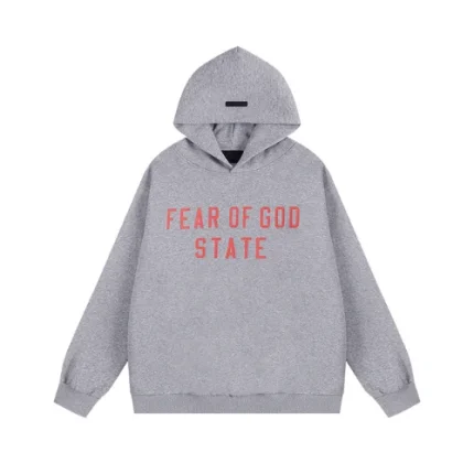 Essentials FOG State Grey Hoodie