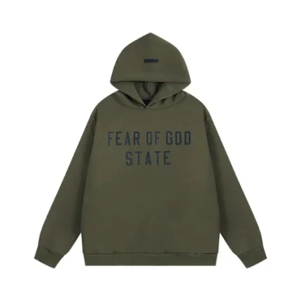 Essentials FOG State Olive Hoodie