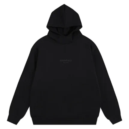 Essentials Gold Heather Black Hoodie