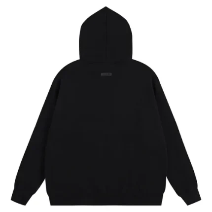 Essentials Gold Heather Black Hoodie1