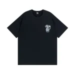 Stussy Black Cotton T Shirt
