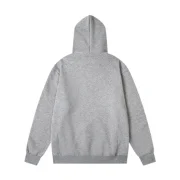 Stussy Bluza Grey World Tour Zip Back