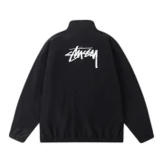 Nike x Stussy Half Zip Pullover Black Back