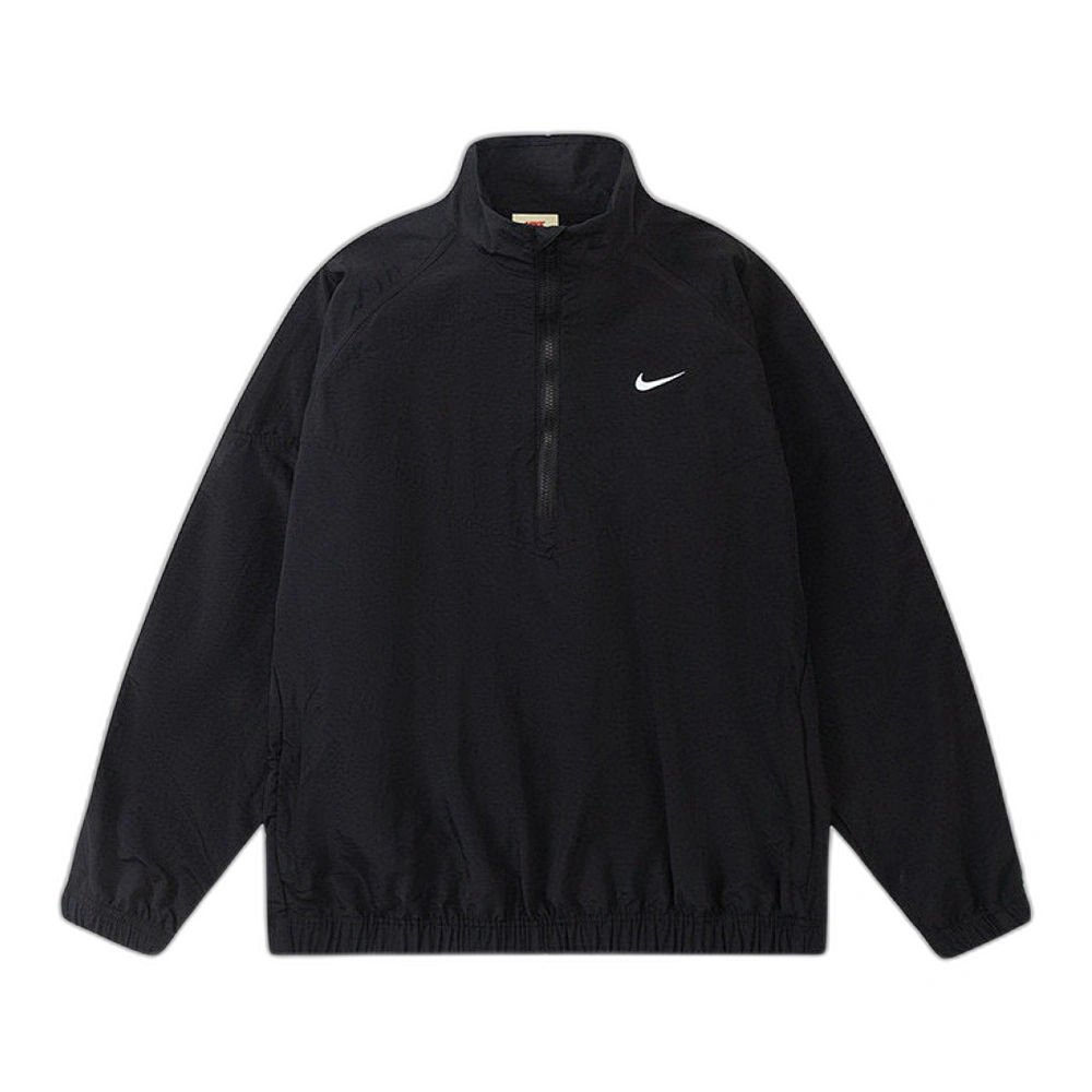 Nike x Stussy Half Zip Pullover Black Front Nike x Stussy Half Zip Pullover Black Front