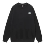 Stussy Angel 8 Ball Sweatshirt Black Front