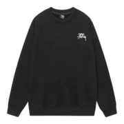 Stussy Angel 8 Ball Sweatshirt Black Front