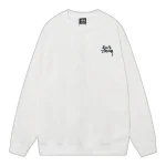 Stussy Angel 8 Ball Sweatshirt White Front