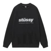 Stussy Blur Sweatshirt Black Front