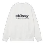 Stussy Blur Sweatshirt White Back