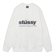 Stussy Blur Sweatshirt White Front