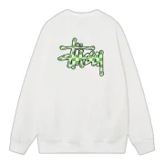 Stussy Checker Sweatshirt White Back