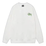 Stussy Checker Sweatshirt White Front