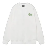 Stussy Checker Sweatshirt White Front