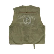 Stussy Denim Tears Fishing Vest Green Back