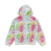 Stussy Denim Tears Sequin Zip Hoodie Multi Back