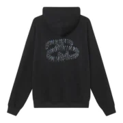 Stussy Domino Hoodie Black Back