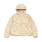 Stussy Double Cotton Hooded Jacket Sand Front