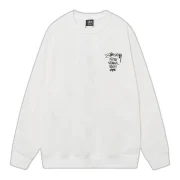 Stussy International Tribe Sweatshirt White Front