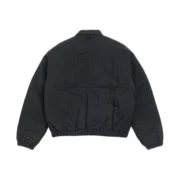 Stussy Nyco Collared Work Jacket Black Back