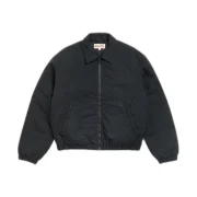 Stussy Nyco Collared Work Jacket Black Front