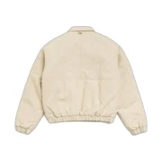 Stussy Nyco Collared Work Jacket Sand Back