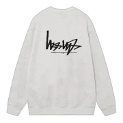 Stussy Reverse Sweatshirt Grey Back