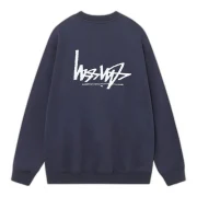 Stussy Reverse Sweatshirt Navy Back