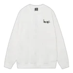 Stussy Reverse Sweatshirt White Back