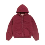 Stussy Ripstop Work Jacket Burgundy Front