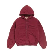 Stussy Ripstop Work Jacket Burgundy Front