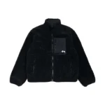 Stussy Sherpa Reversible Jacket Black Front