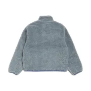 Stussy Sherpa Reversible Jacket Bluestone Back