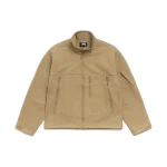 Stussy Soft Shell Jacket Coyote Front