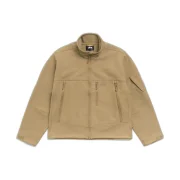 Stussy Soft Shell Jacket Coyote Front