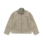 Stussy Soft Shell Jacket Moss Grey Front