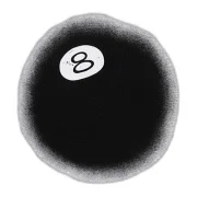 Stussy Spray 8 Ball Sweatshirt White - obrazek 2