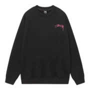 Stussy Stacked 8 Ball Sweatshirt Black Front