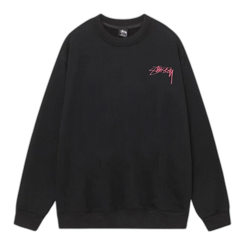 Stussy Stacked 8 Ball Sweatshirt Black Front Stussy Stacked 8 Ball Sweatshirt Black Front