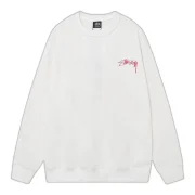 Stussy Stacked 8 Ball Sweatshirt White