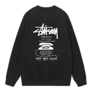 Stussy Telephone Sweatshirt Black Back