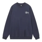 Stussy Telephone Sweatshirt Navy Front