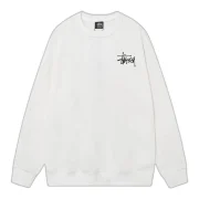 Stussy Telephone Sweatshirt White Front