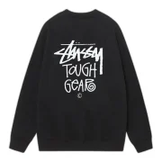 Stussy Tough Gear Sweatshirt Black Back